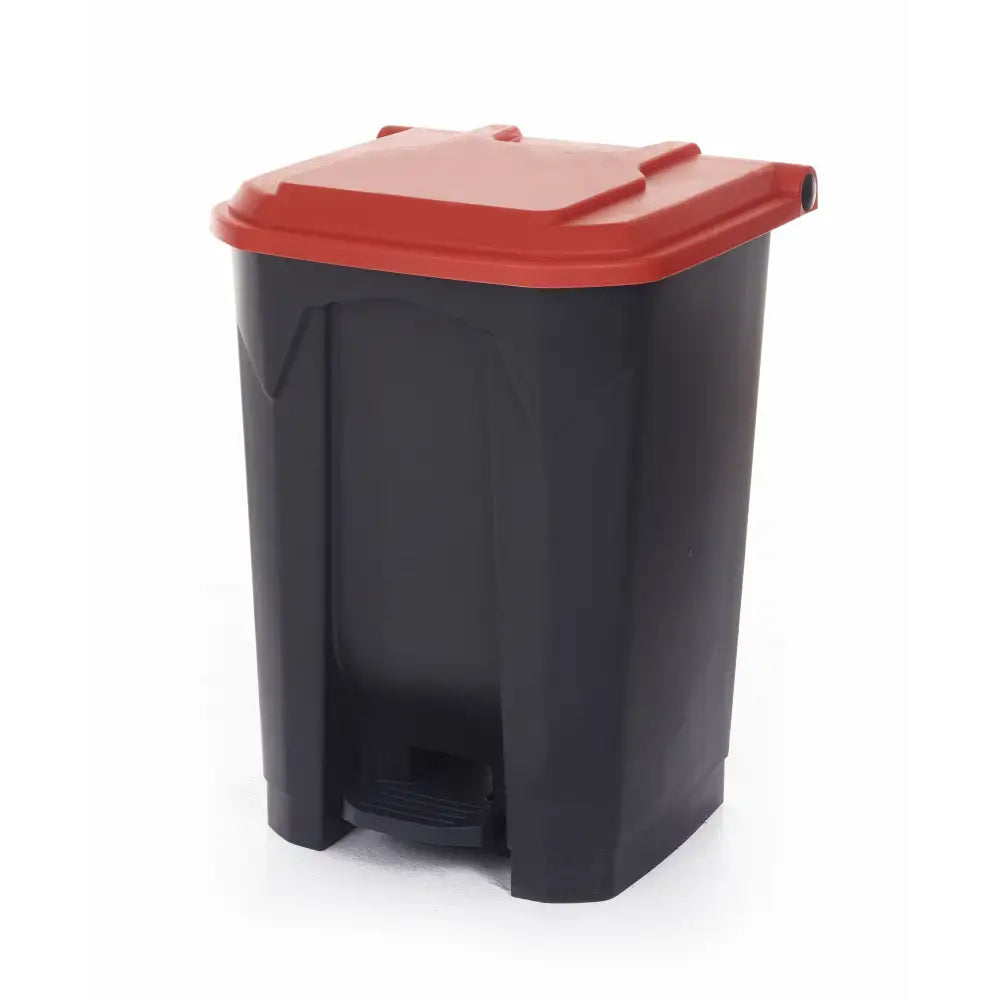 Pedal bins with coloured lids
