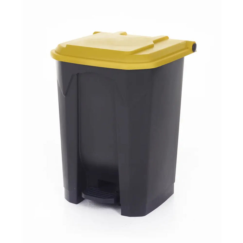 Pedal bins with coloured lids