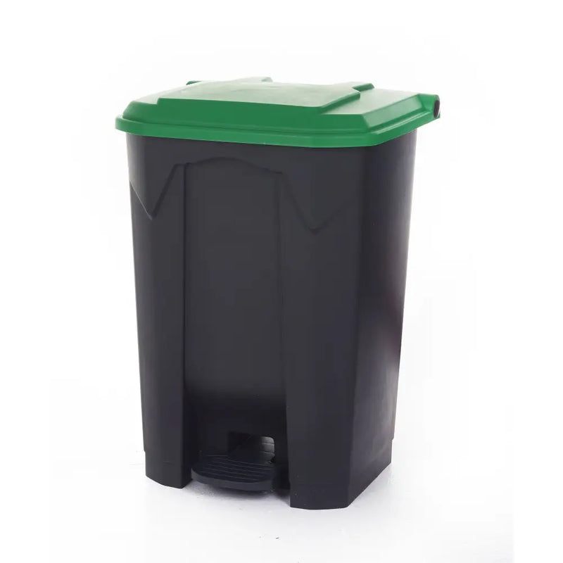 Pedal bins with coloured lids