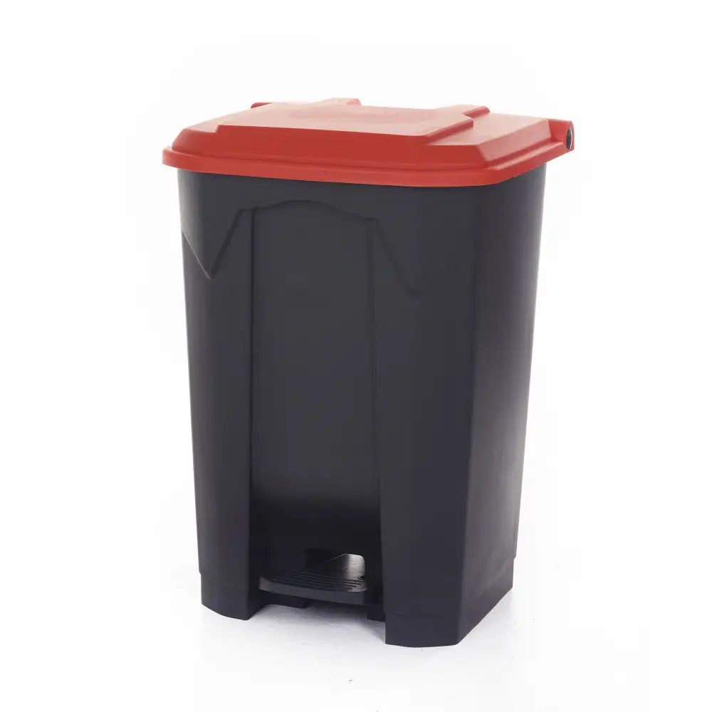 Pedal bins with coloured lids