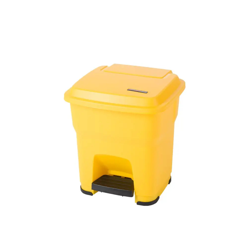 Pedal bins with soft closing lids