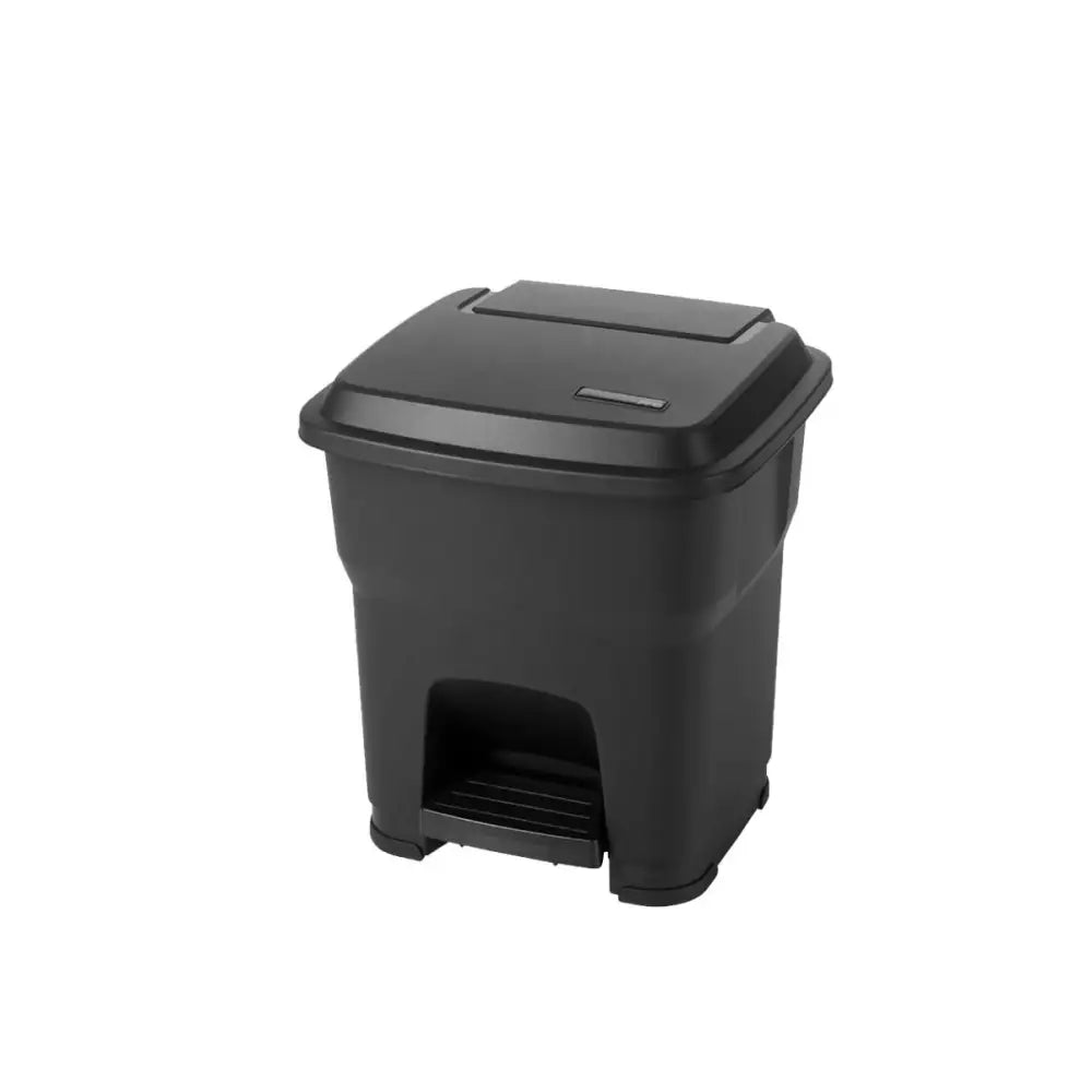 Pedal bins with soft closing lids