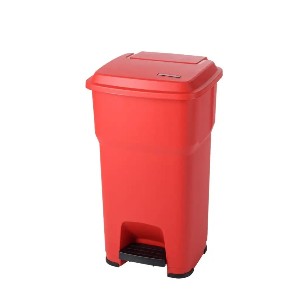 Pedal bins with soft closing lids