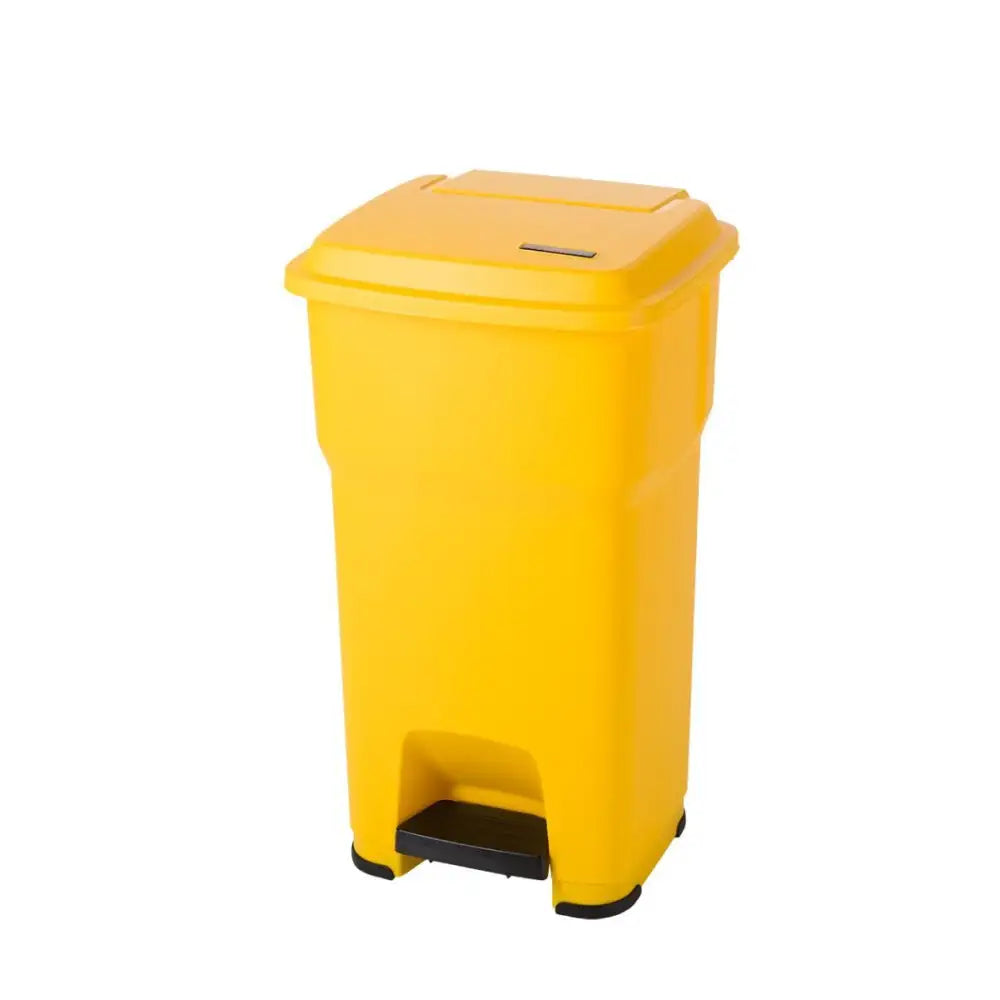 Pedal bins with soft closing lids