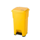 Pedal bins with soft closing lids