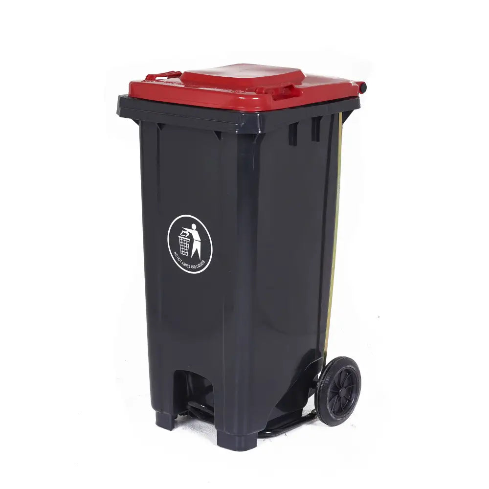 Pedal wheeled bins