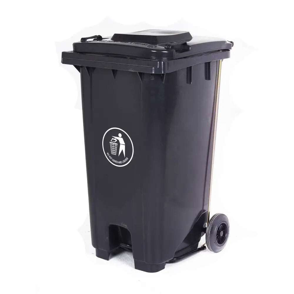 Pedal wheeled bins