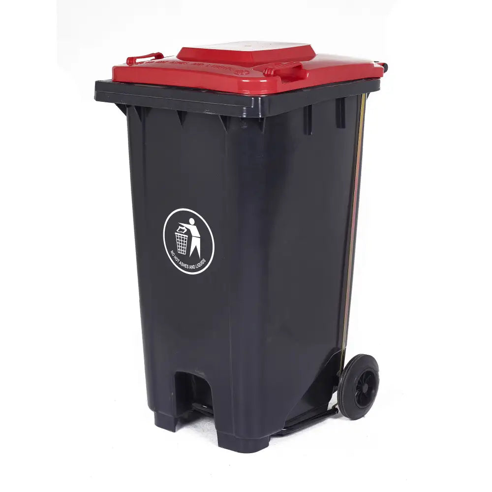 Pedal wheeled bins