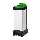 Plastic sack holders with removable bodies