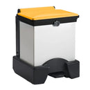 Plastic sack holders with removable bodies