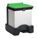 Plastic sack holders with removable bodies