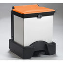 Plastic sack holders with removable bodies