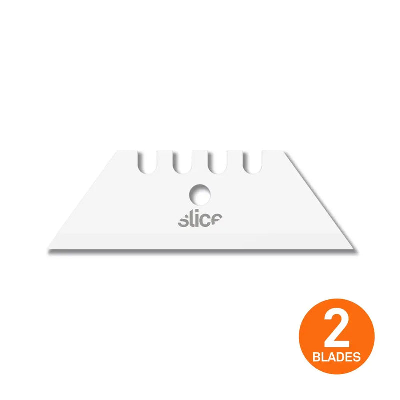 Pointed tip ceramic utility blades by slice