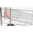 Premium chrome plated wire tray trolley