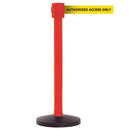 Premium safety belt barriers - messaged