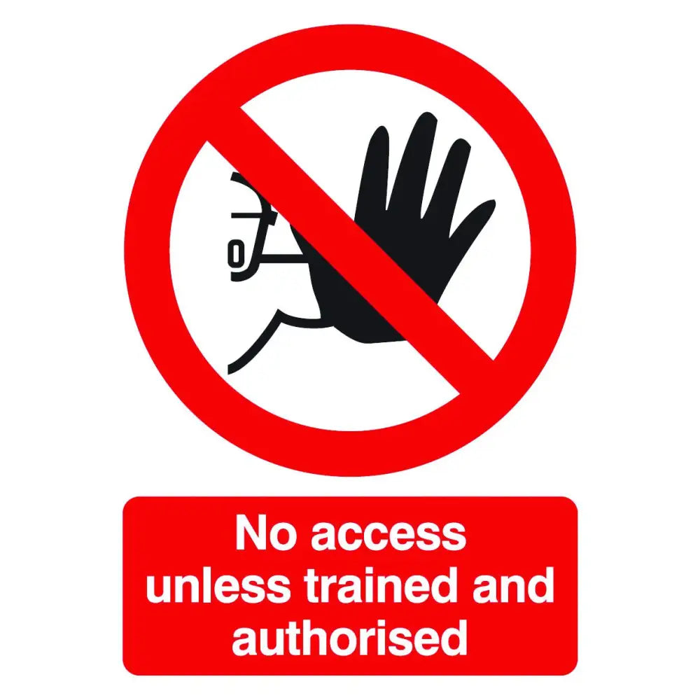 Translucent Prohibition Sign Prohibition Signs for Safety 7 Day Lead Time
