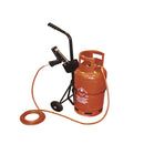 Propane heat shrink gun gas bottle trolley