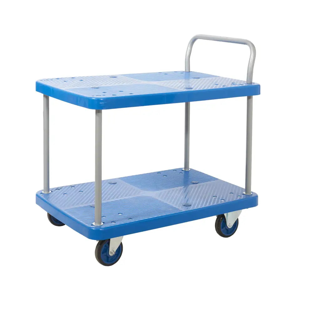Proplaz blue platform trolleys