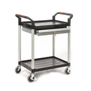 Proplaz shelf trolley - steel drawers