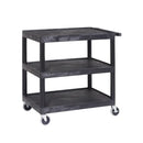 Proplaz superstrength plastic multi-purpose trolleys - shelves