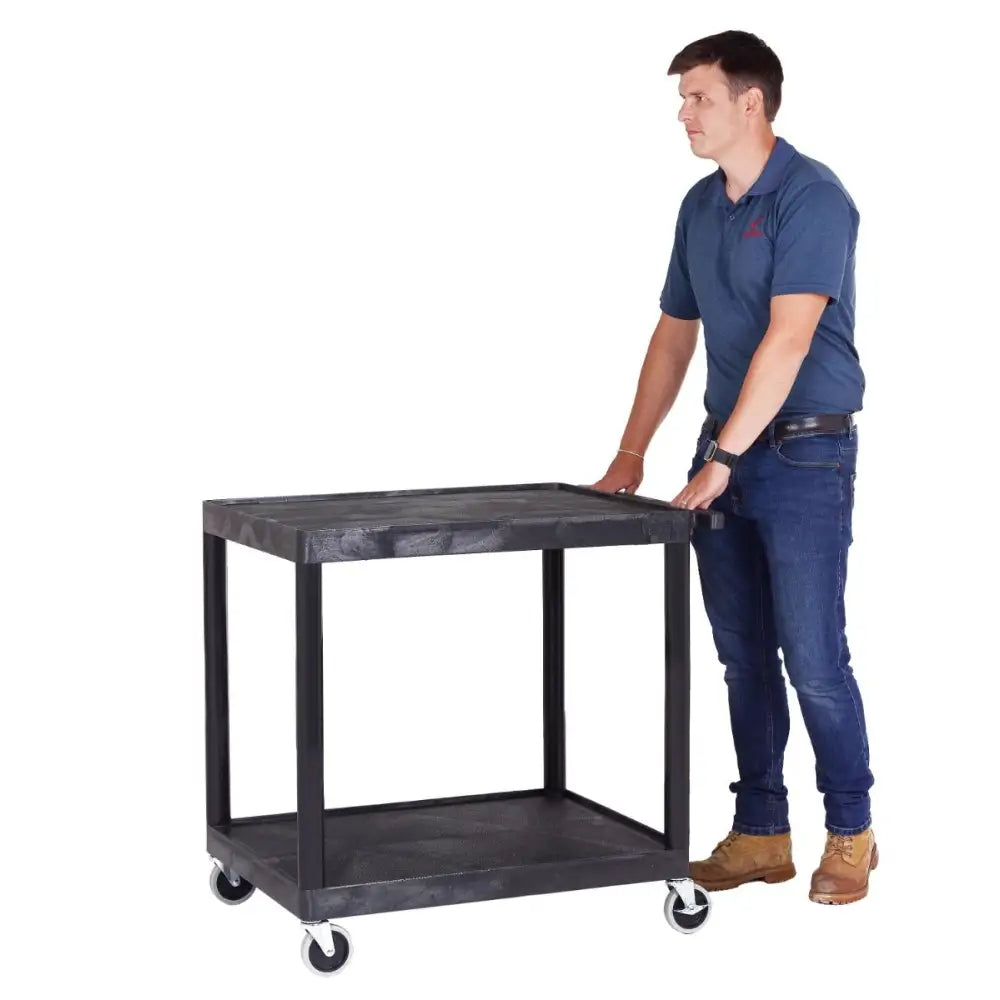 Proplaz superstrength plastic multi-purpose trolleys - shelves