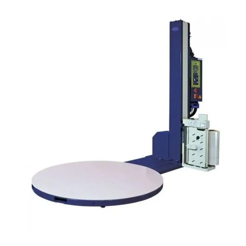 Psw002 semi-automatic power-pre stretch pallet wrapping machine