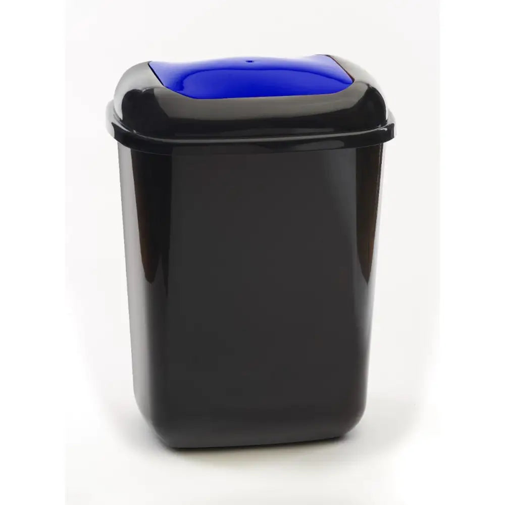 Push spring lid bins