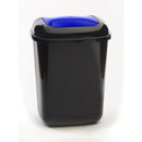 Push spring lid bins