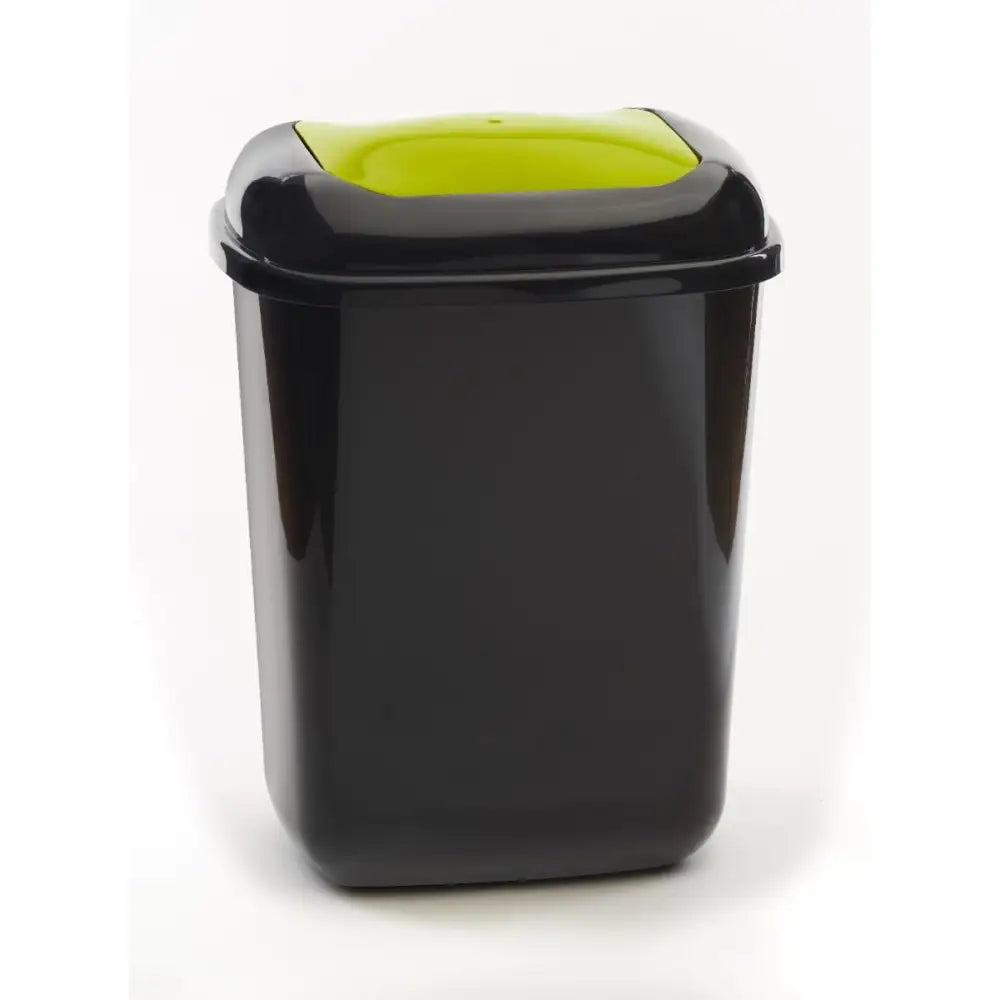 Push spring lid bins