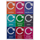 Push spring lid bins