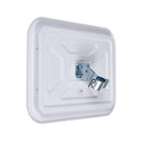 Rectangular traffic mirrors with reflective edges