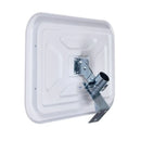 Rectangular traffic mirrors with reflective edges