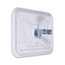 Rectangular traffic mirrors with reflective edges