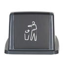 Recycling bins with lid options