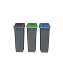 Recycling waste bins with lid options