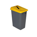 Recycling waste bins with lid options