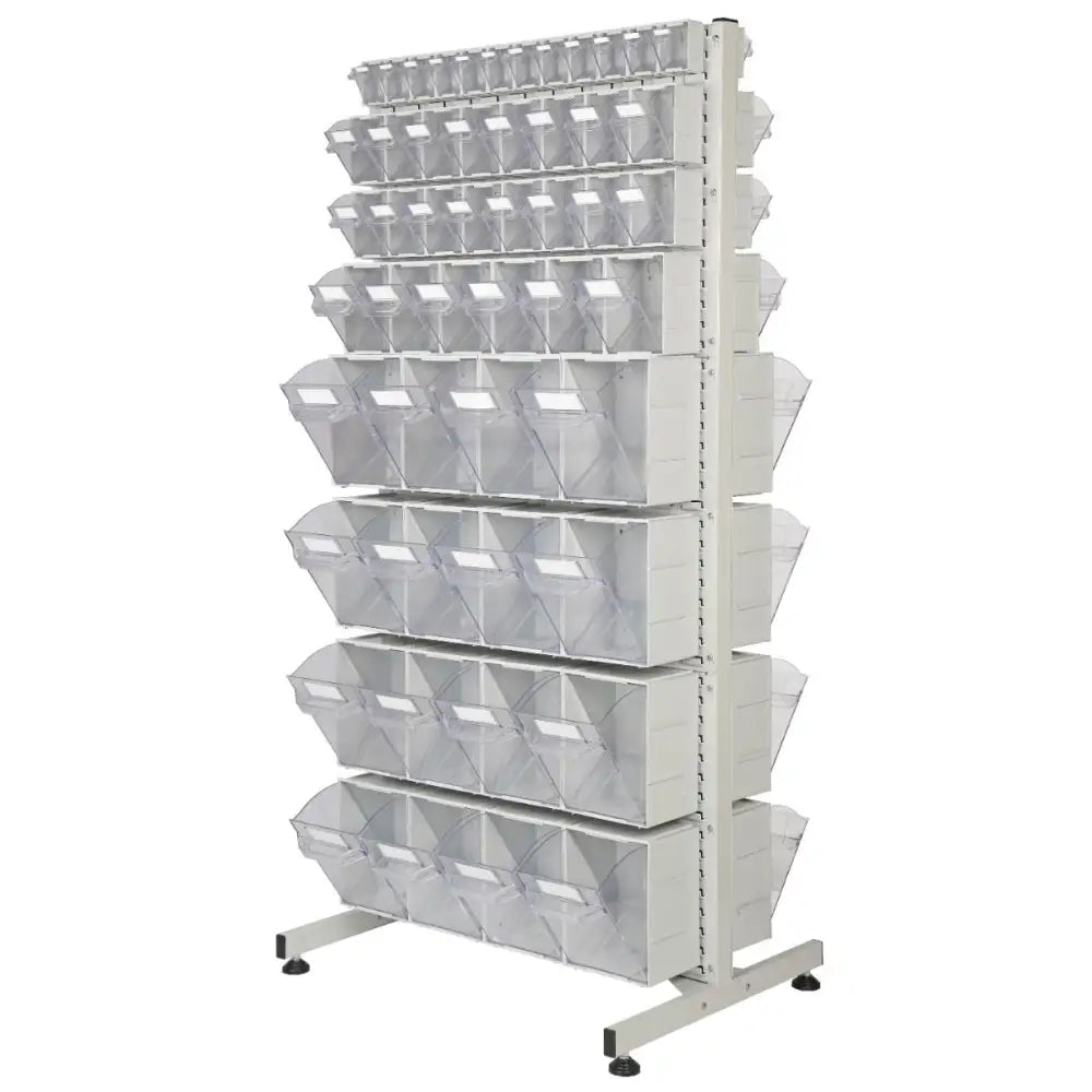Rhino tilt bin double sided stands