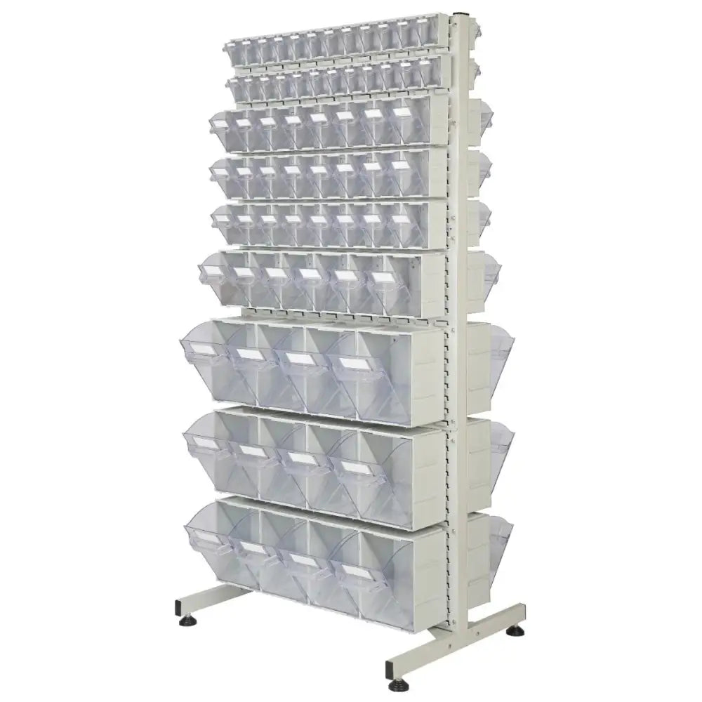Rhino tilt bin double sided stands
