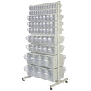 Rhino tilt bin double sided stands