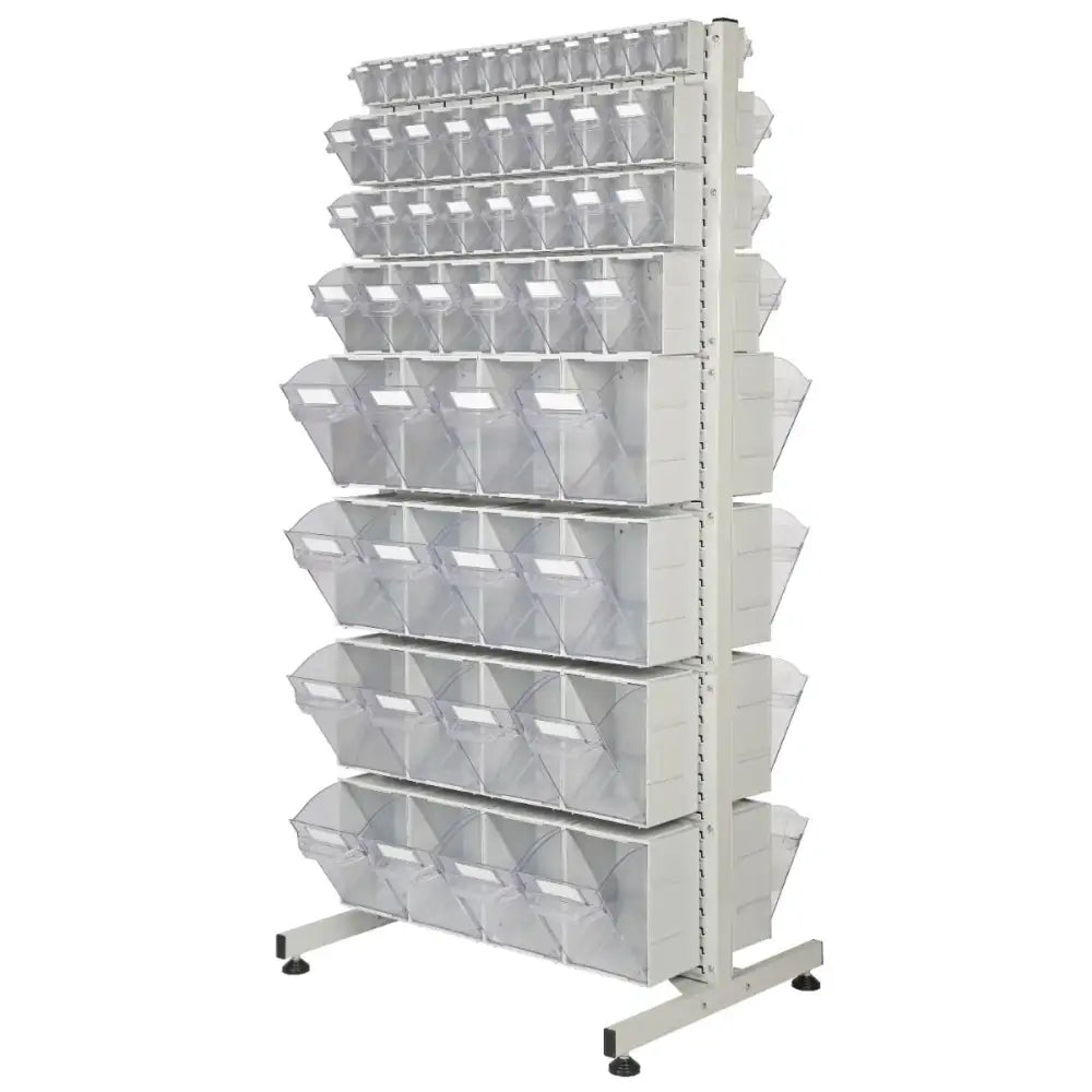 Rhino tilt bin double sided stands