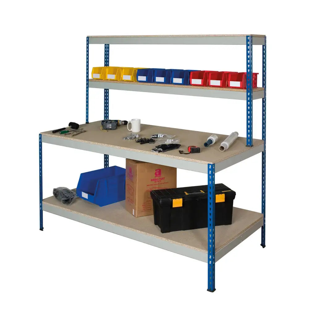 Rivet full undershelf workstations