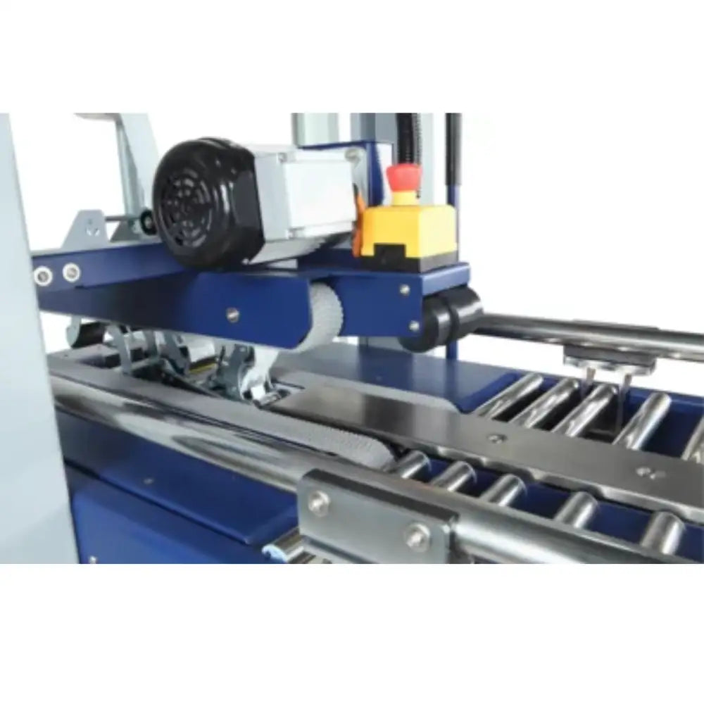 Robotape 50 tbda random case taping machine top/bottom belt driven