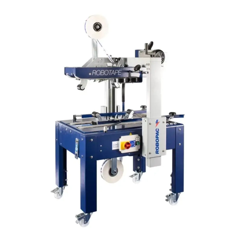 Robotape 50 tbde case taping machine top/bottom belt driven