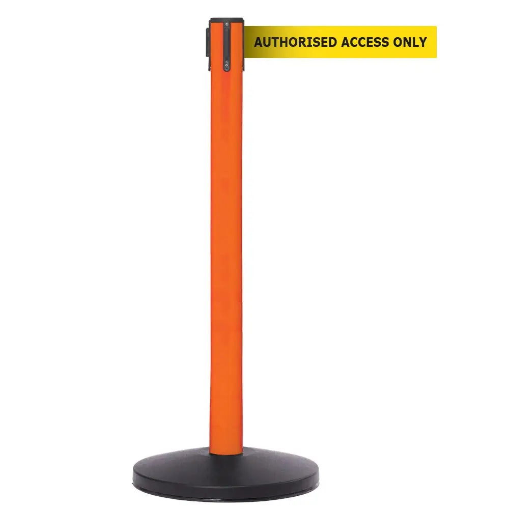 Safety belt barriers - messaged