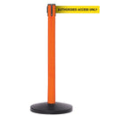 Safety belt barriers - messaged