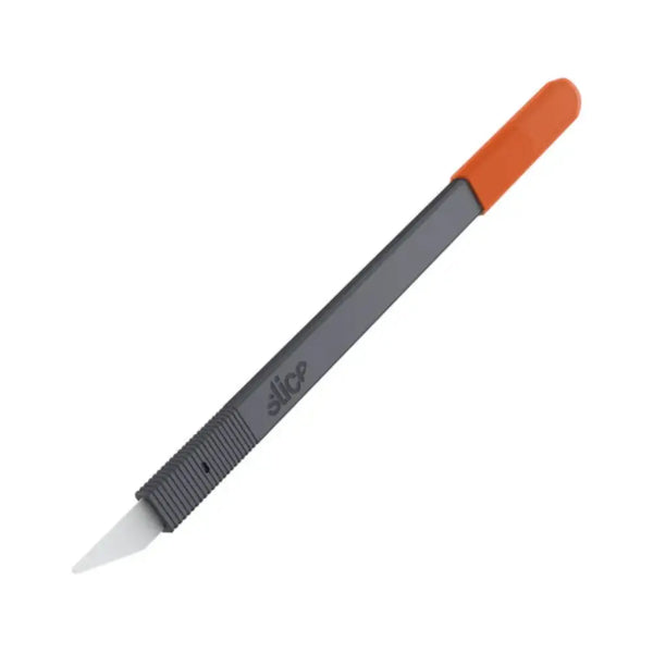Scalpel with replaceable ceramic blade by slice