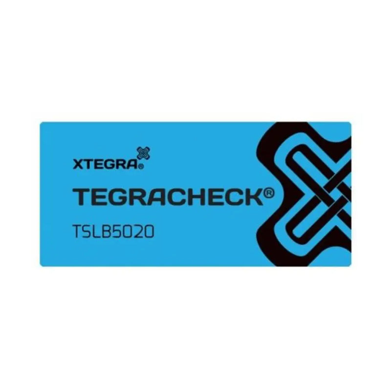 Security labels total transfer 50 x 20mm blue (5 rolls of 250)