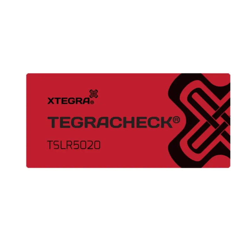 Security labels total transfer 50 x 20mm red (5 rolls of 250)