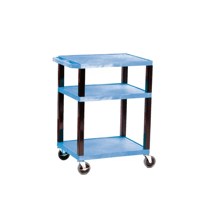 Service Trolleys with Coloured Shelves Get Me Packaging