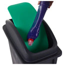 Set of 3 65l plastic recycling bins